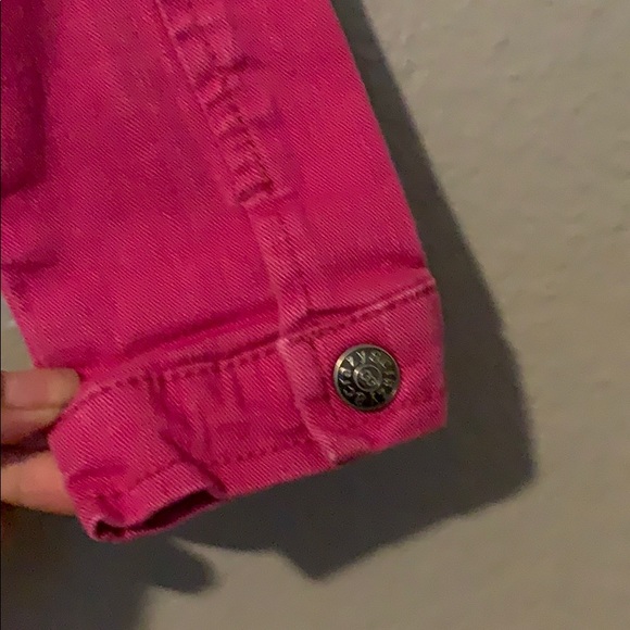crazy 8 pink moto jacket. Size 4T - Picture 7 of 10